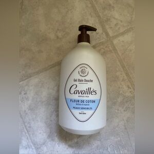 ROGE CAVAILLES Cotton Flower 1L Bath Shower Gel Liquid Soap NEW